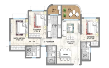Forevergreen Kanjurmarg ground floor plan